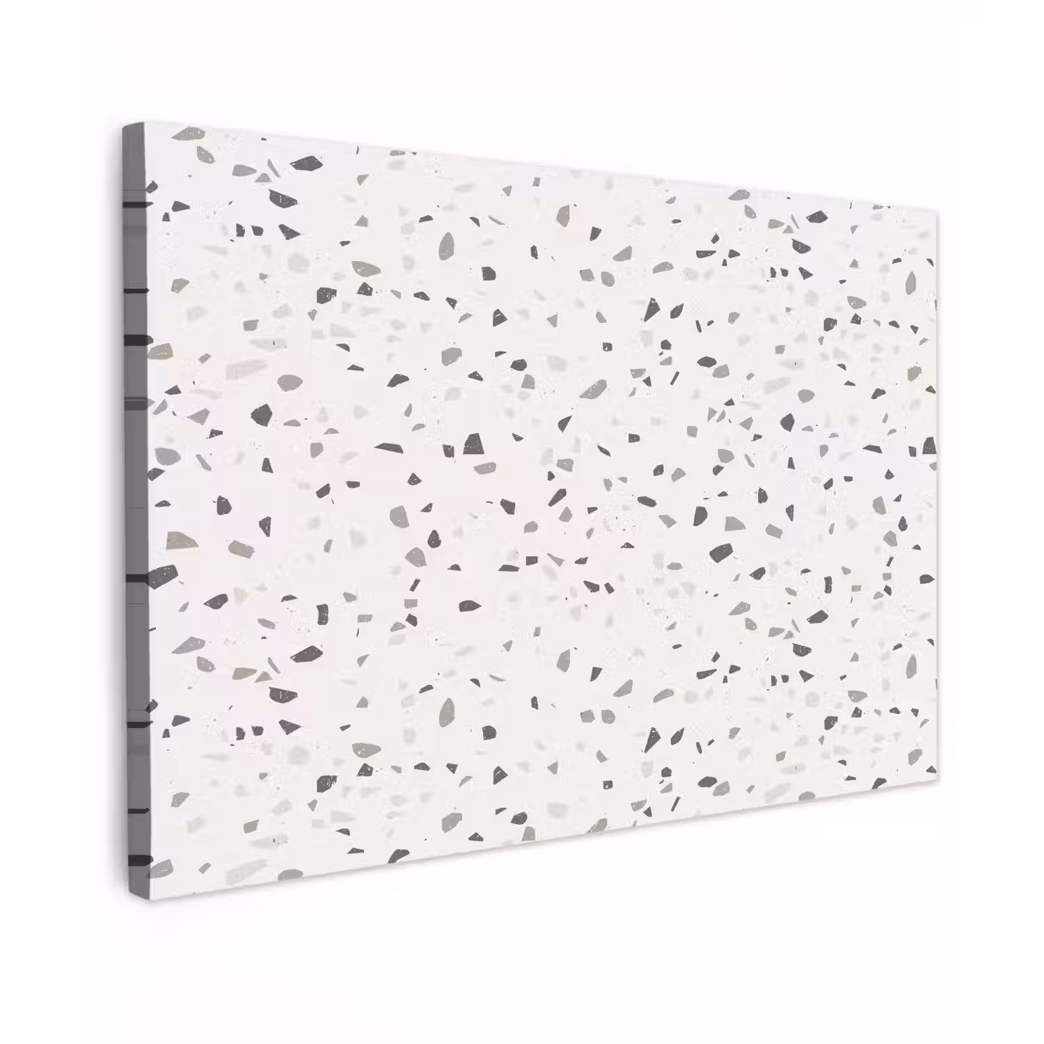 Terrazzo - Patroon - Créme Tuinposter op houten frame 2 cm dik klein 845 -3d