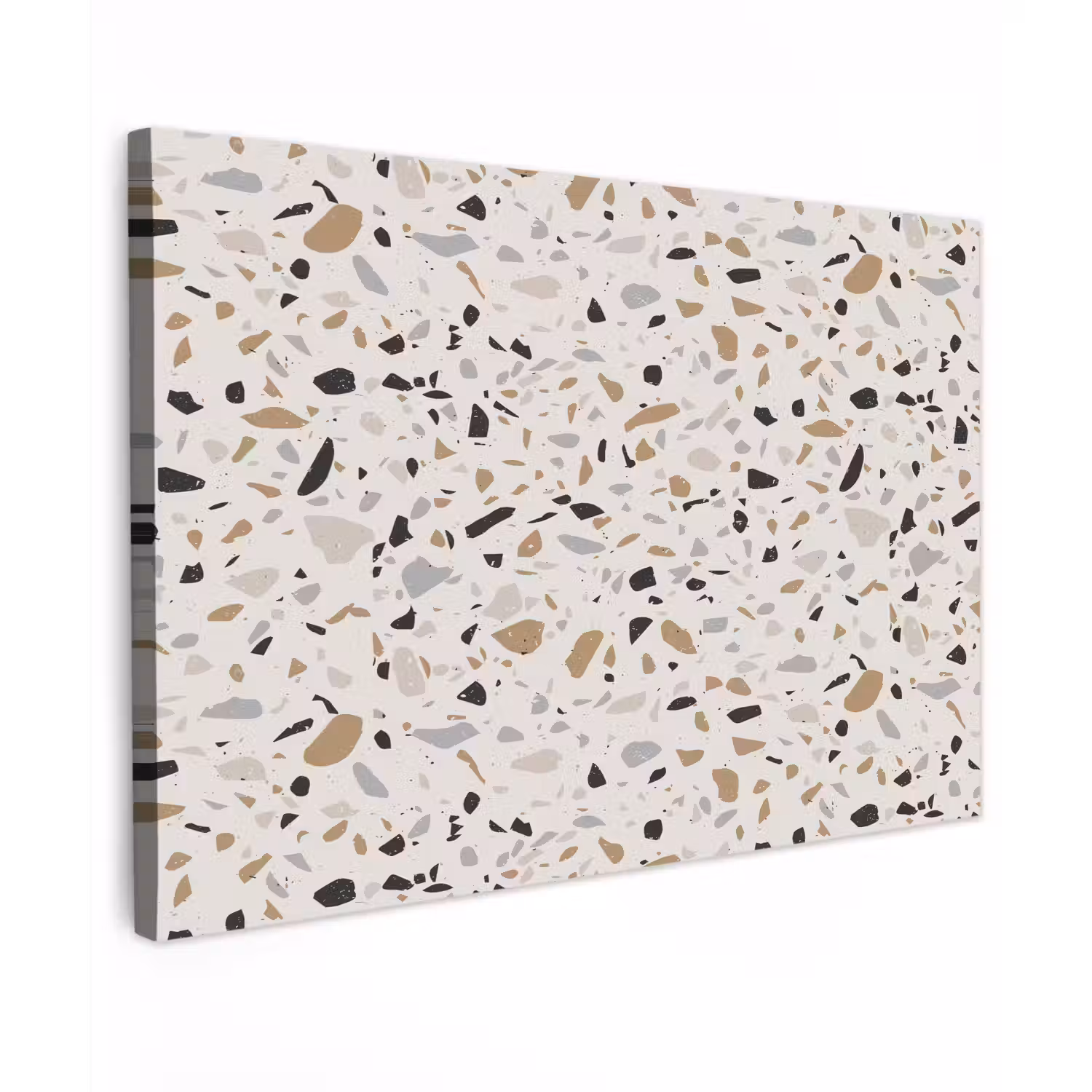 Terrazzo - Patroon - Staal Tuinposter op houten frame 2 cm dik klein 845 -3d