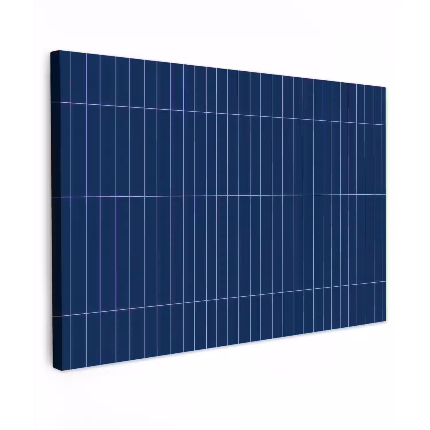 Tegels - Langwerpig - Blauw Tuinposter op houten frame 2 cm dik klein 845 -3d