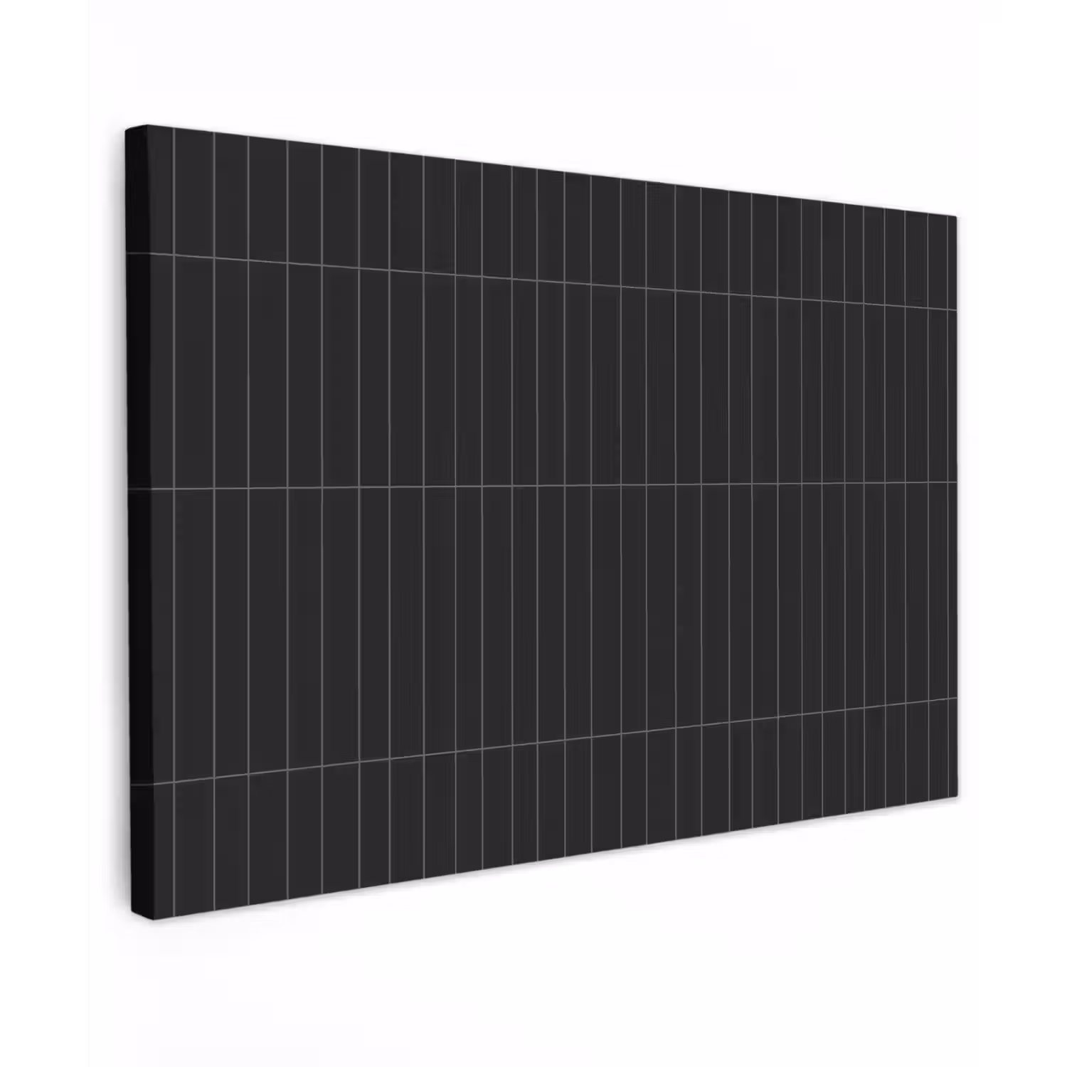 Verticaal - Wandtegel - Mat - Zwart Tuinposter op houten frame 2 cm dik klein 845 -3d