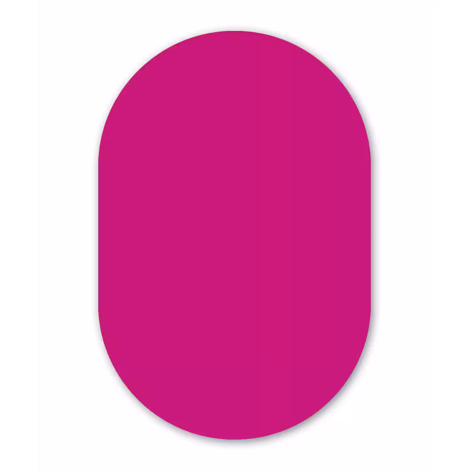Velvet - Magenta - Roze Wandcirkel Ovaal Forex klein 630 -3d