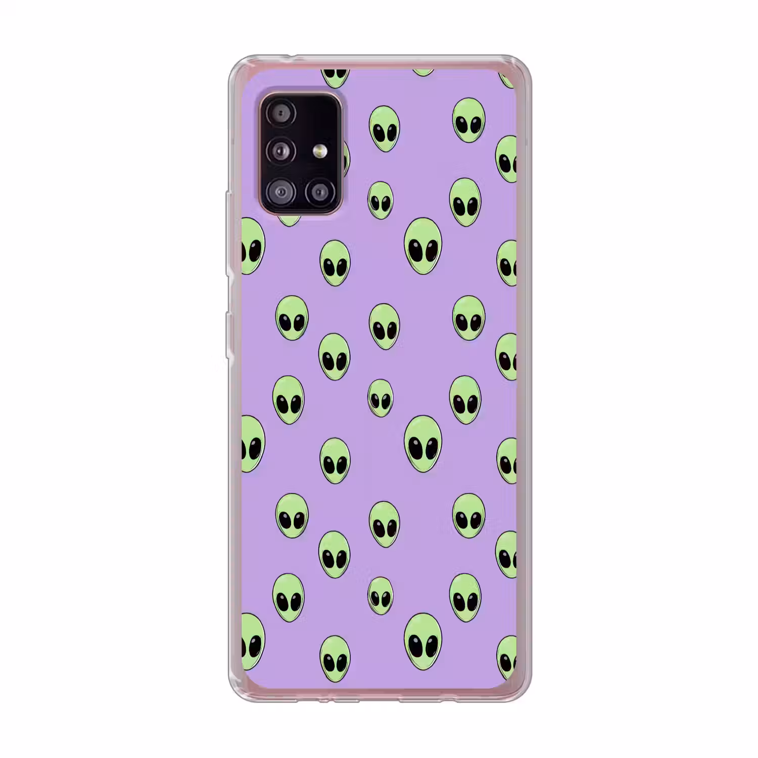 Alien - Retro - Lila Telefoonhoesje Samsung Galaxy A51 5G klein 373 -3d