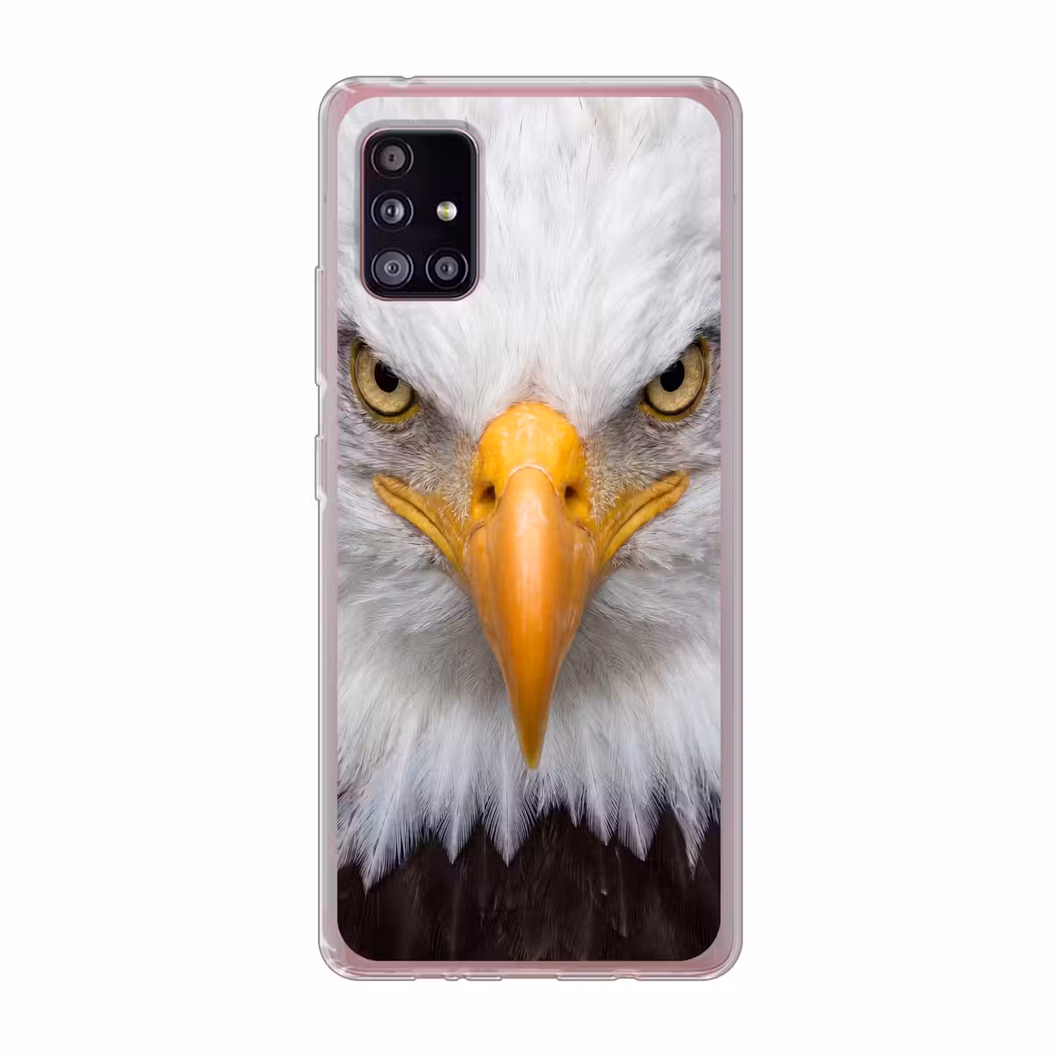 Amerikaans - Zeearend - Portret - Geel Telefoonhoesje Samsung Galaxy A51 5G klein -3d
