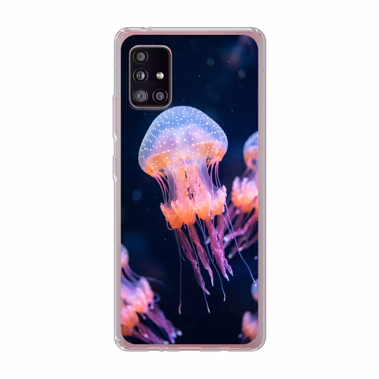 Dier - Onderwater - Natuur - Roze - Mysterieus Telefoonhoesje Samsung Galaxy A51 5G klein -3d