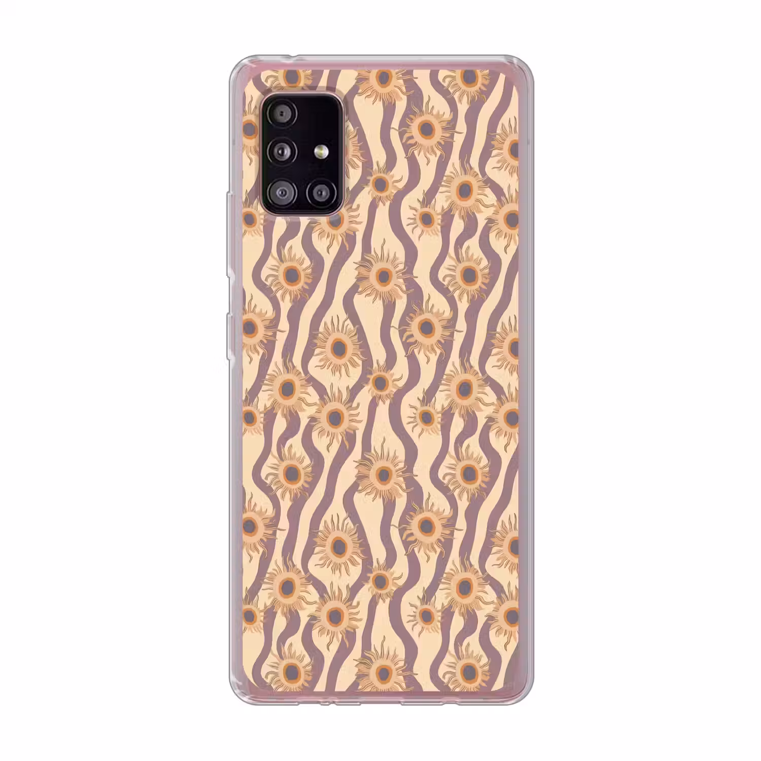 Bohemian - Vibe - Lavendelpaars Telefoonhoesje Samsung Galaxy A51 5G klein 373 -3d