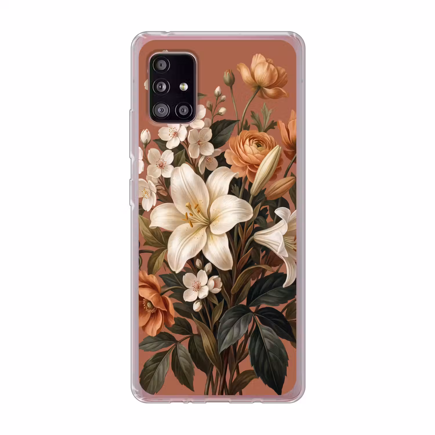 Boeket - Retro - Kleurrijk Telefoonhoesje Samsung Galaxy A51 5G klein -3d