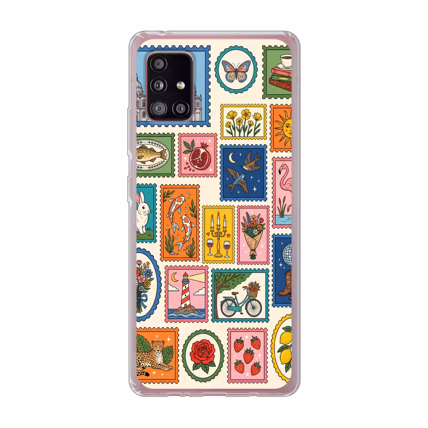 Gebouw - Koepel - Architectuur - Klassiek - Grijs Telefoonhoesje Samsung Galaxy A51 5G klein -3d