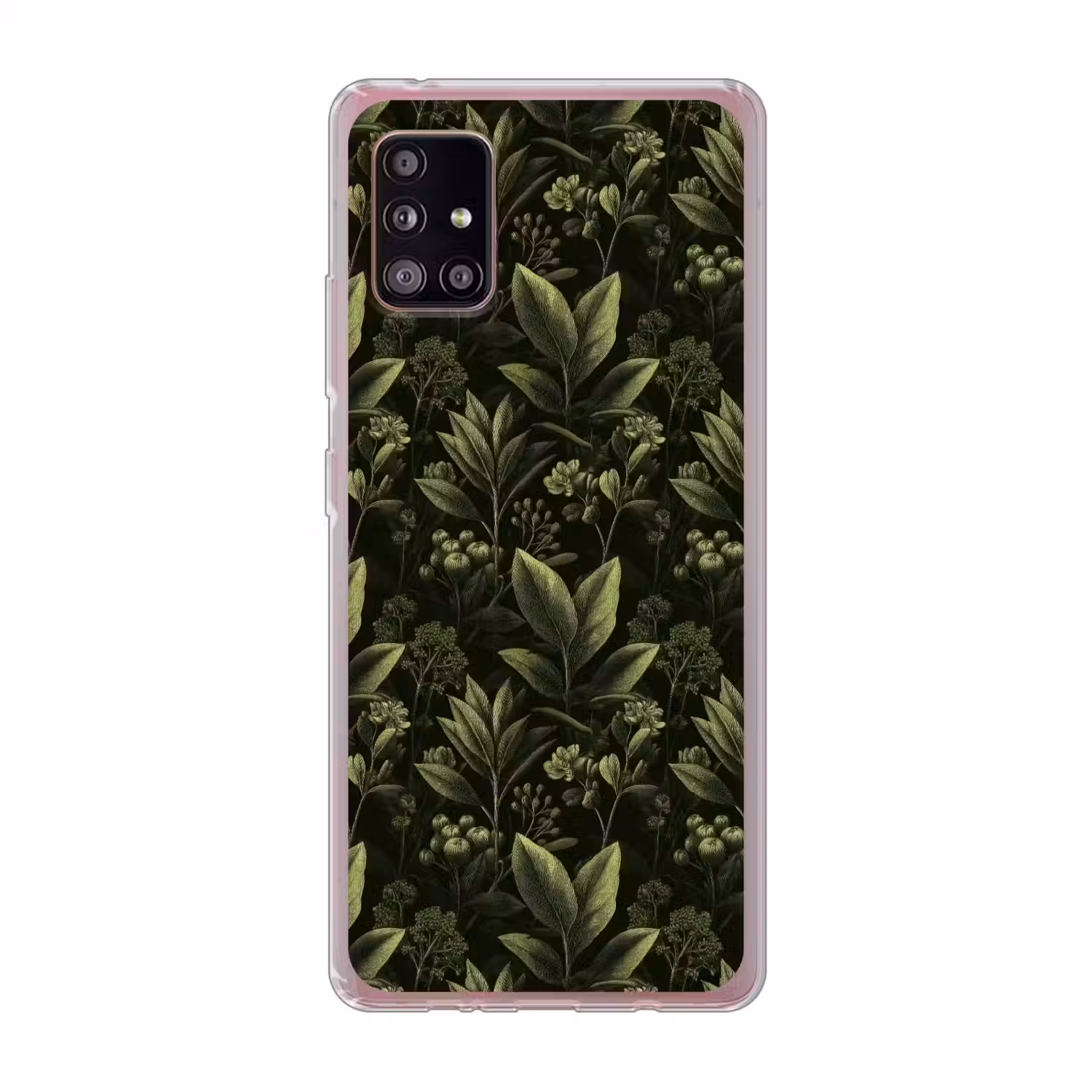 Klassiek - Donker - Botanisch - Planten Telefoonhoesje Samsung Galaxy A51 5G klein 373 -3d