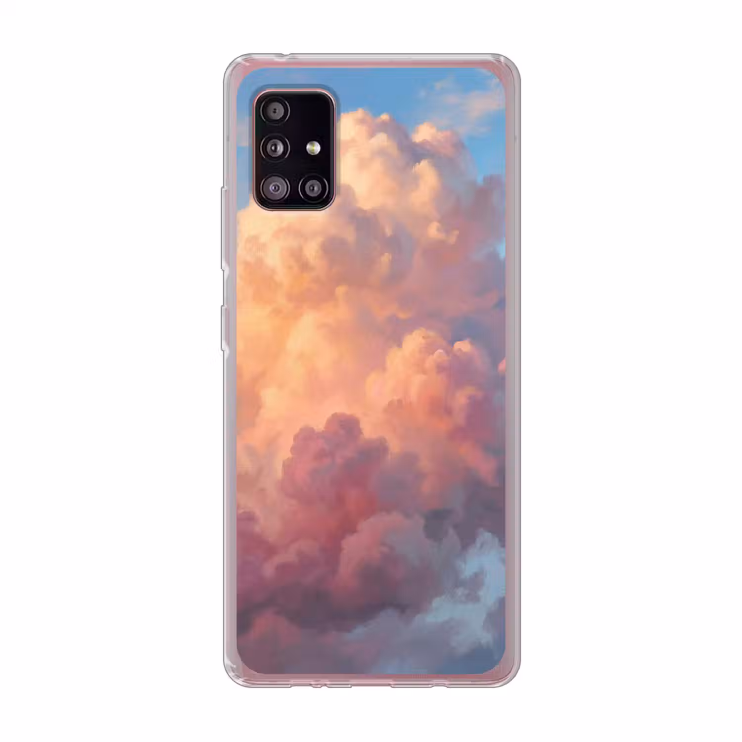 Wolken - Lucht - Natuur - Abstract - Kleurrijk Telefoonhoesje Samsung Galaxy A51 5G klein -3d