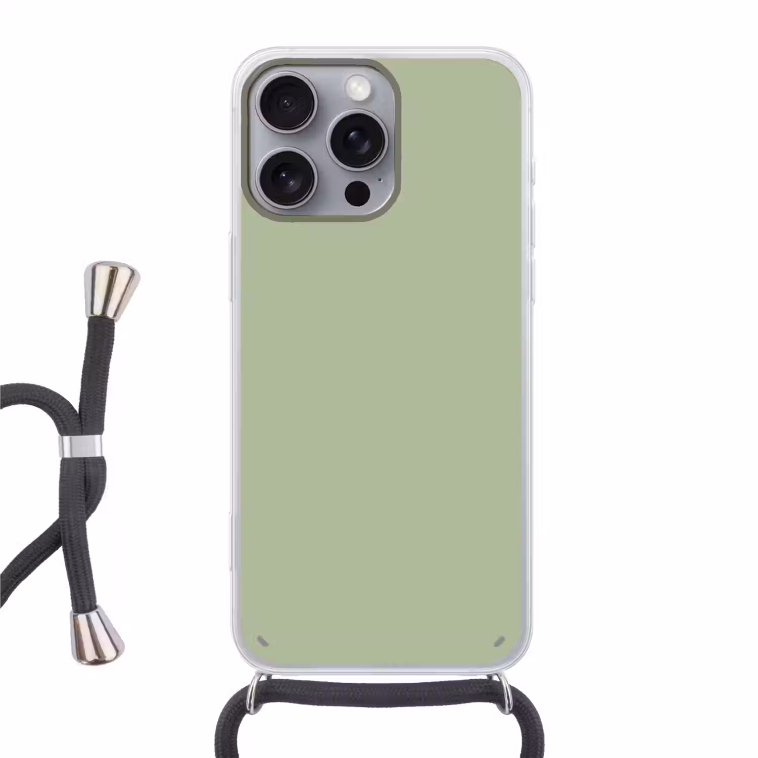 Spring - Sprint - Groen Hoesje iPhone 16 Pro Max met koord klein 804 -3d