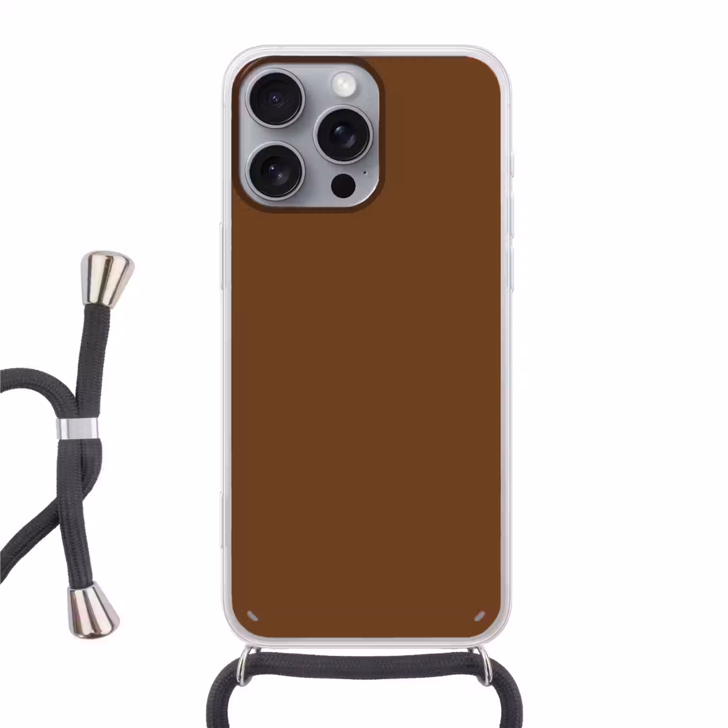 Rich - Espresso - Bruin Hoesje iPhone 16 Pro Max met koord klein 804 -3d