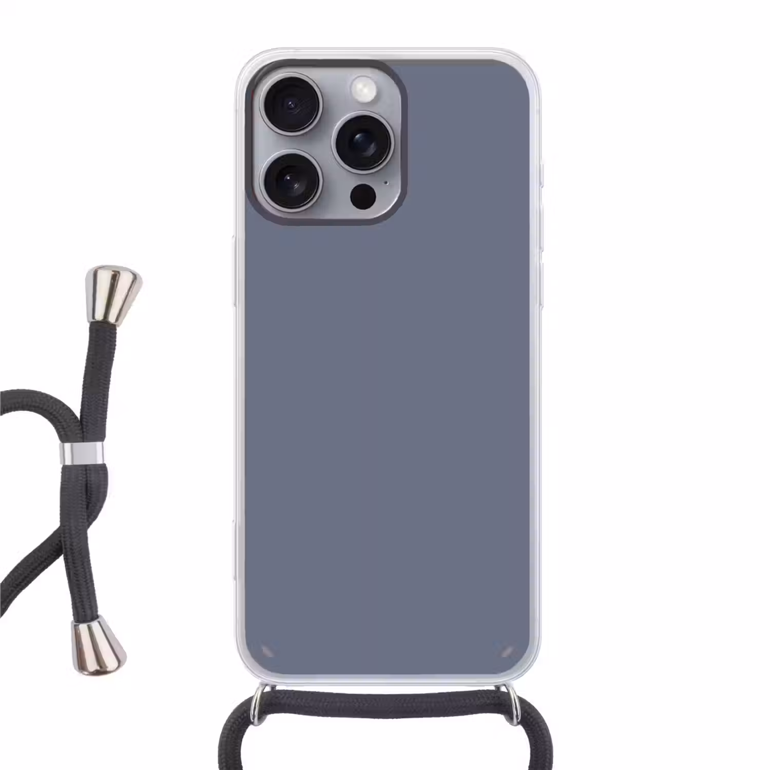 Slate - Whisper - Blauw Hoesje iPhone 16 Pro Max met koord klein 804 -3d