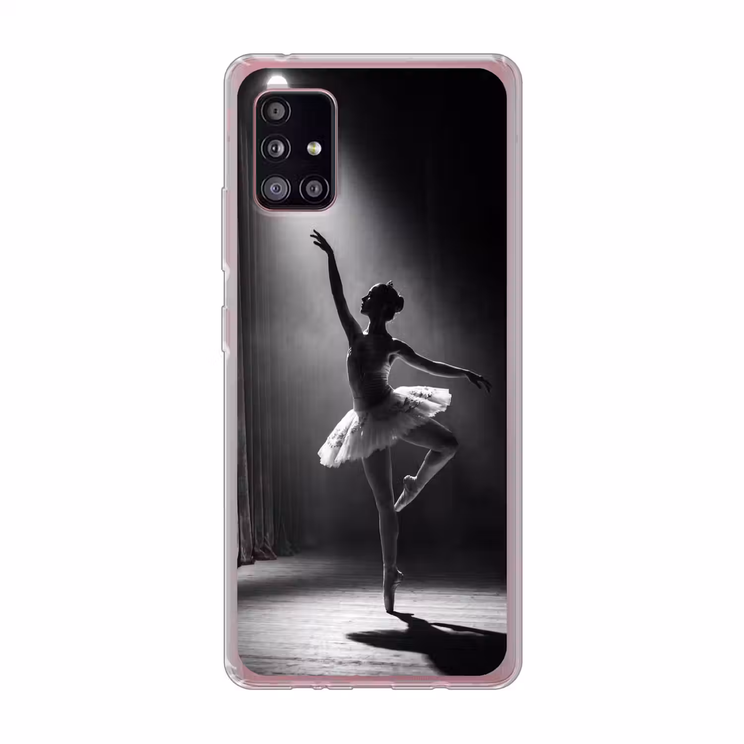 Danser - Podium - Zwart-wit - Kunst - Klassiek Telefoonhoesje Samsung Galaxy A51 5G klein -3d