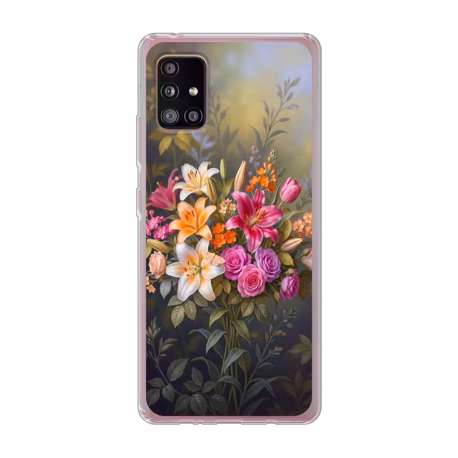 Bloemen - Boeket - Natuur - Kleurrijk - Modern Telefoonhoesje Samsung Galaxy A51 5G klein -3d