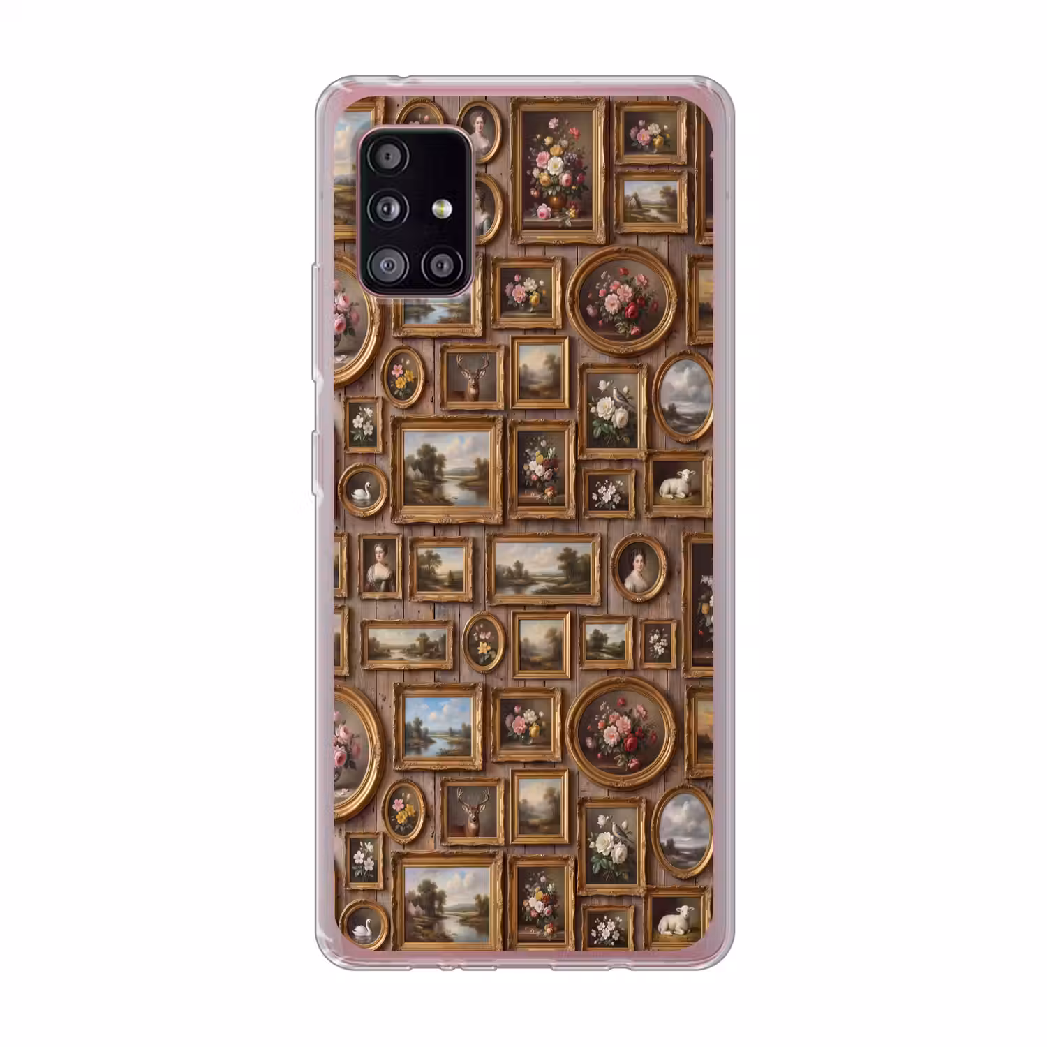 Bloemen - Rozen - Klassiek - Vaas - Kleurrijk Telefoonhoesje Samsung Galaxy A51 5G klein -3d
