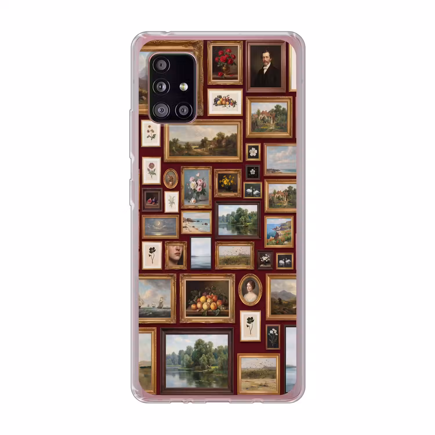 Bloemen - Vaas - Klassiek - Kunst - Rood Telefoonhoesje Samsung Galaxy A51 5G klein -3d