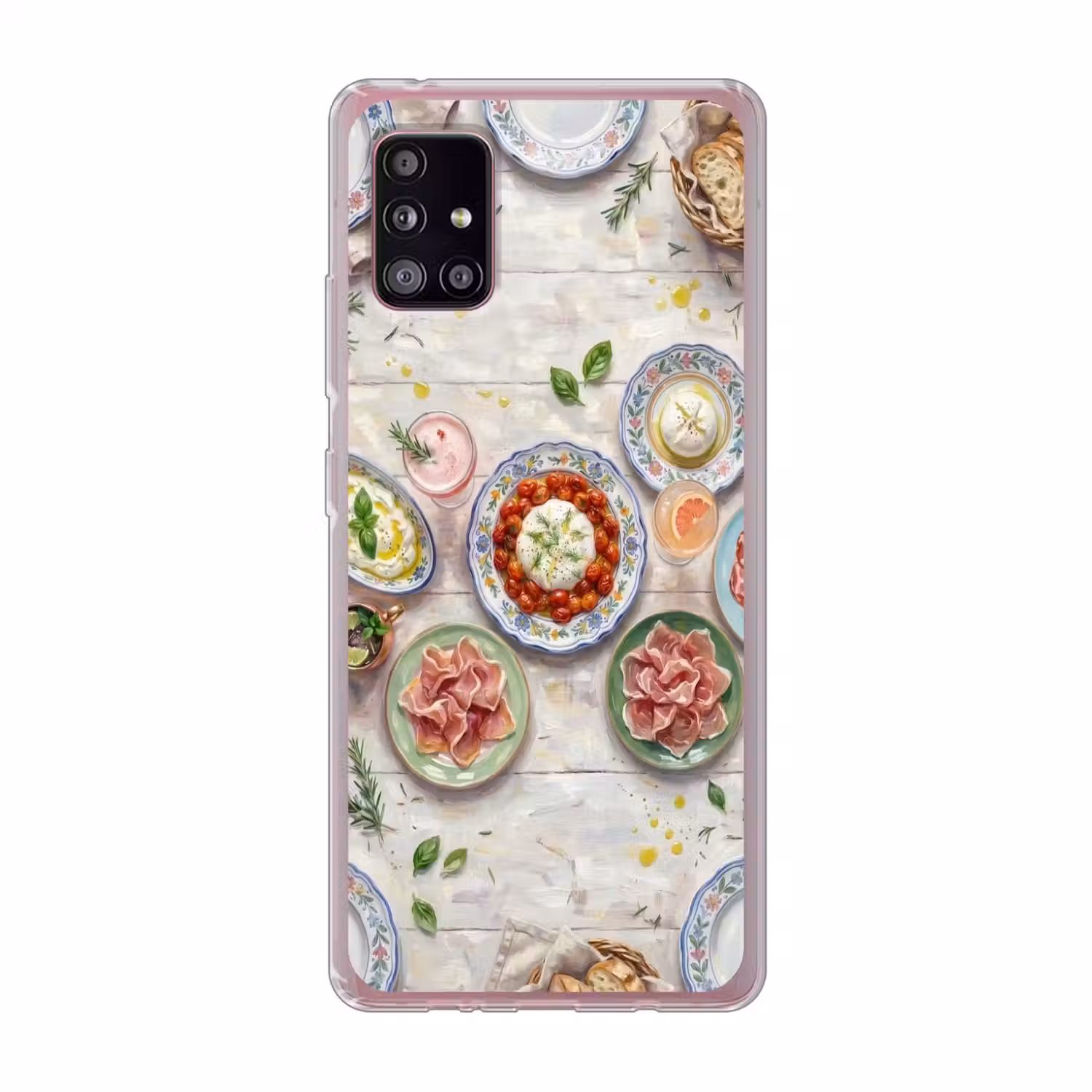 Eten - Tafel - Divers - Modern Telefoonhoesje Samsung Galaxy A51 5G klein -3d