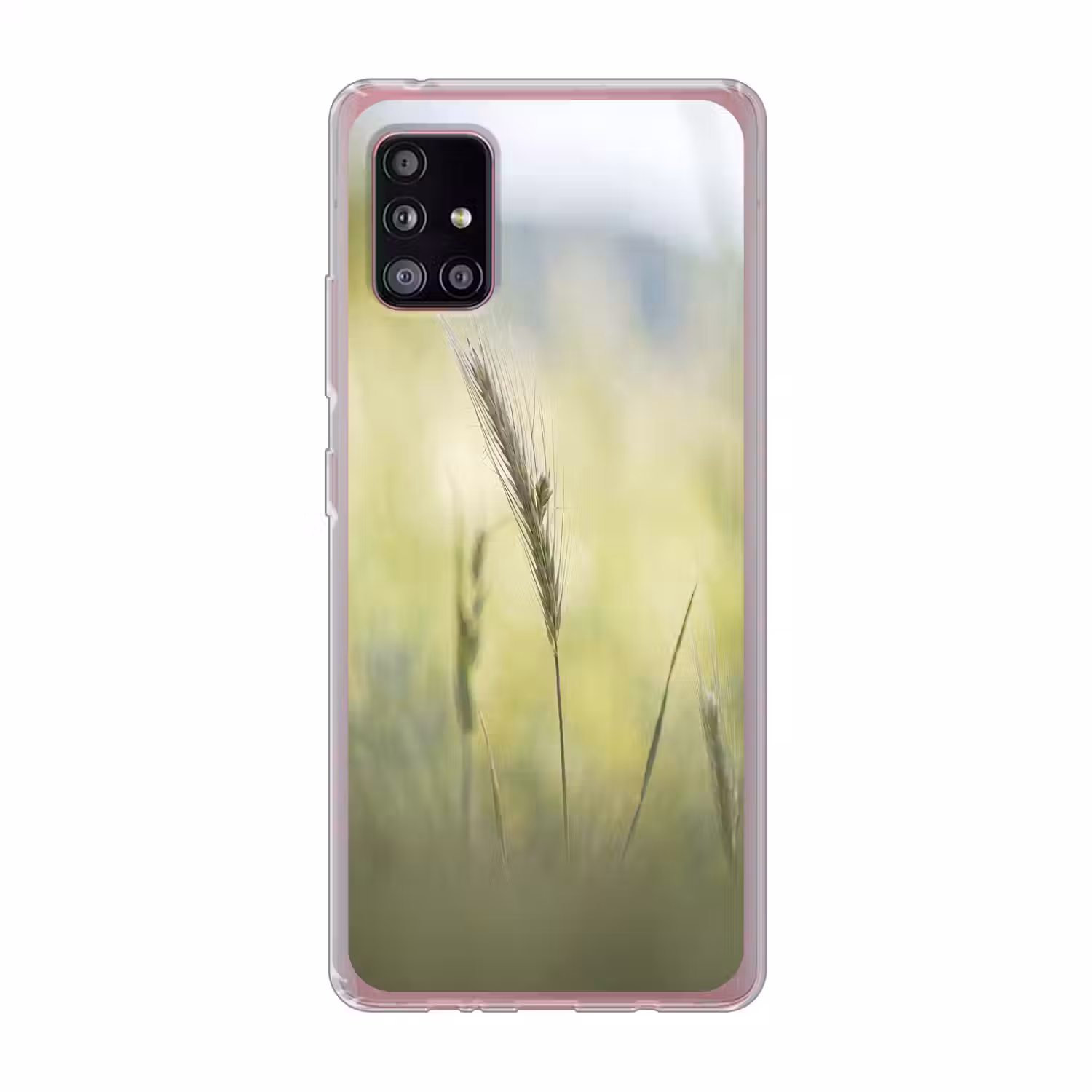Graan - Aar - Natuur - Groen - Detail Telefoonhoesje Samsung Galaxy A51 5G klein -3d