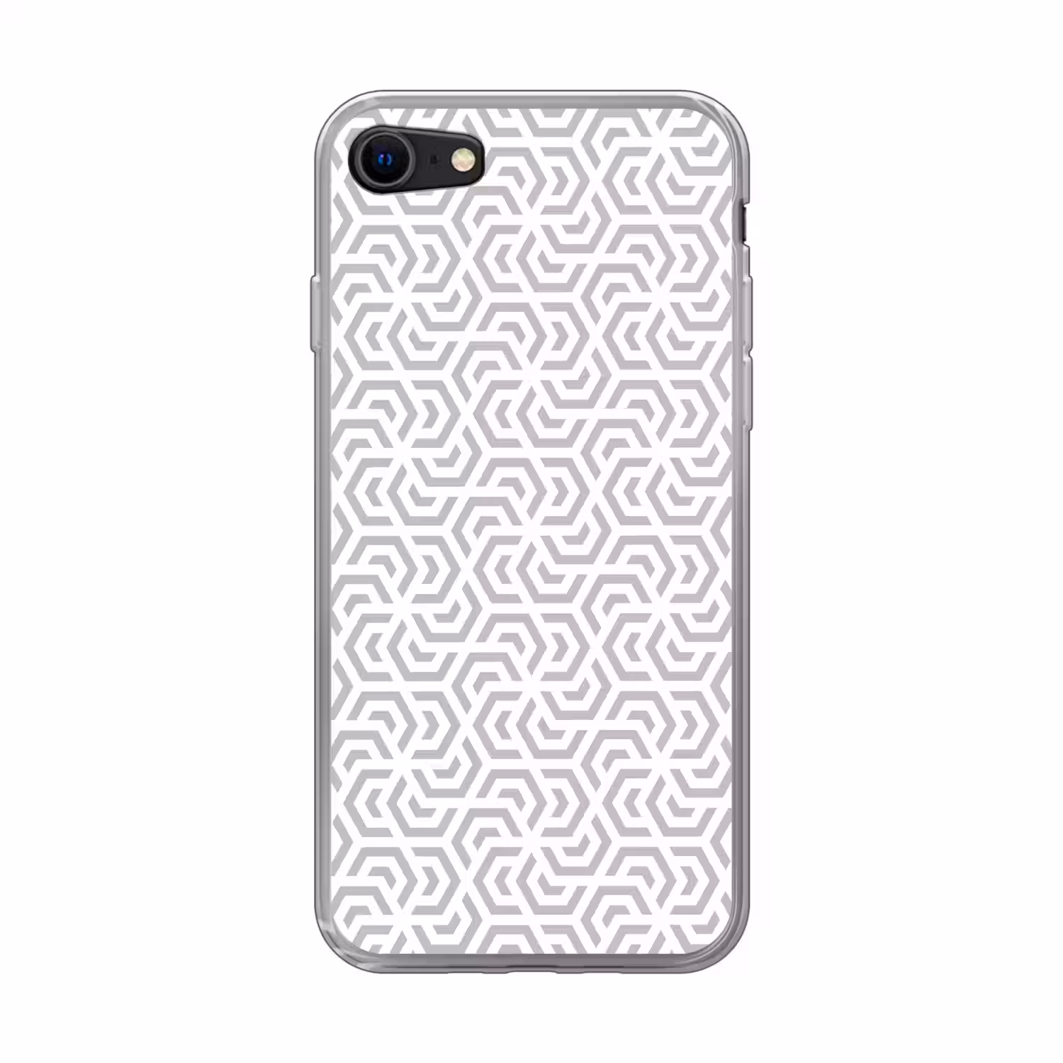 Grafisch - Patroon - Modern - Hexagon Telefoonhoesje iPhone 7 klein 341 -3d
