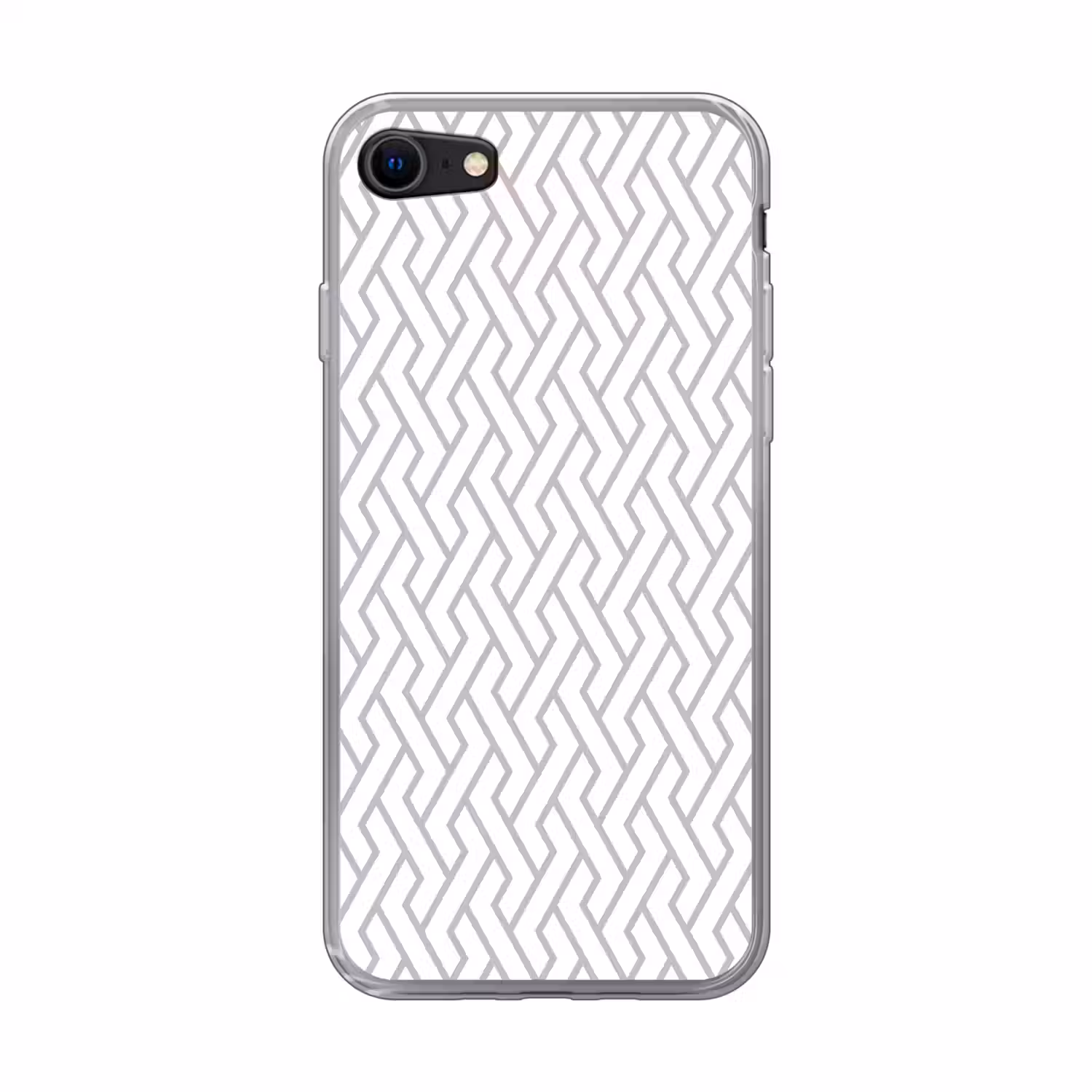 Grafisch - Patroon - Modern - Lijn Telefoonhoesje iPhone 7 klein 341 -3d