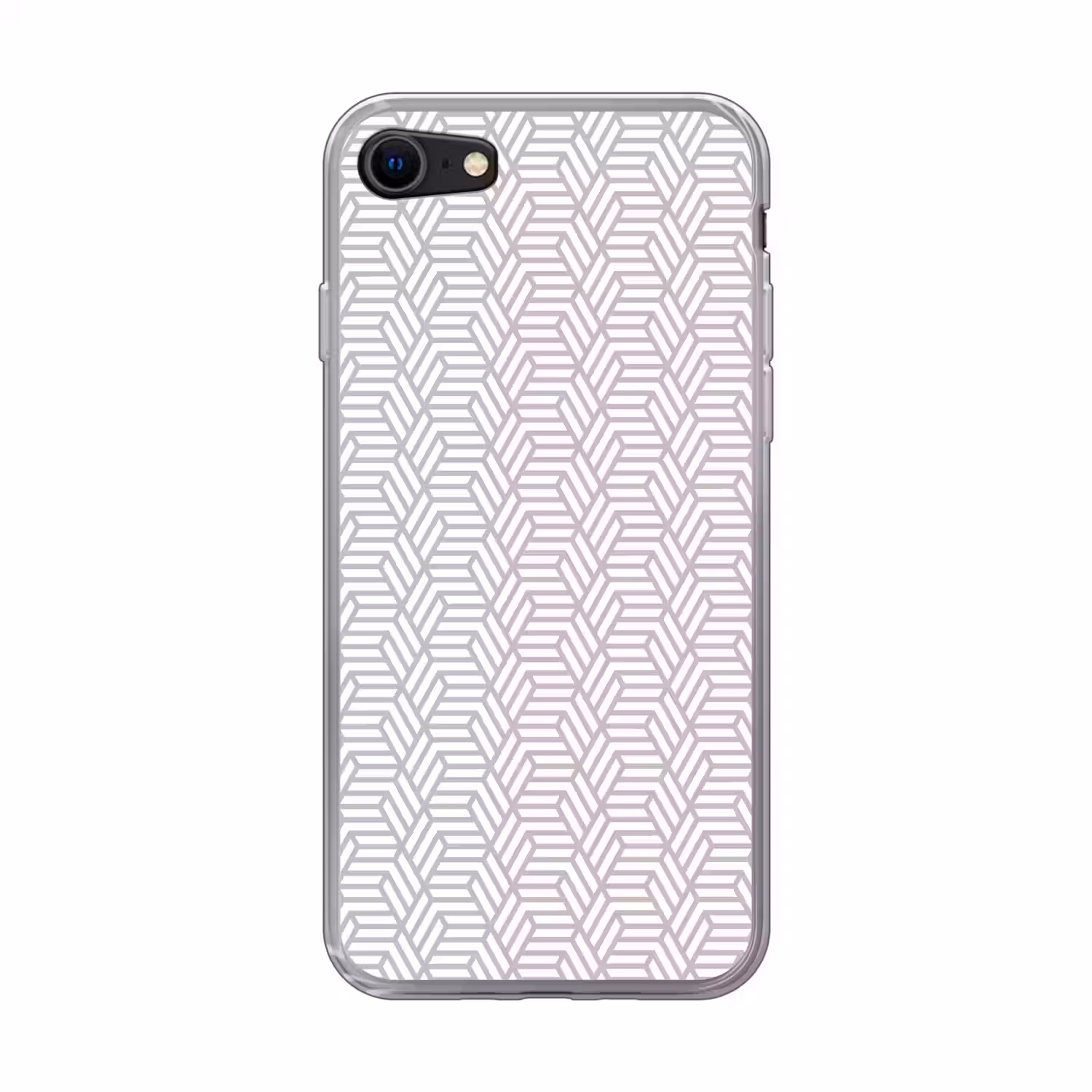 Grafisch - Patroon - Modern - Opvallend Telefoonhoesje iPhone 7 klein 341 -3d