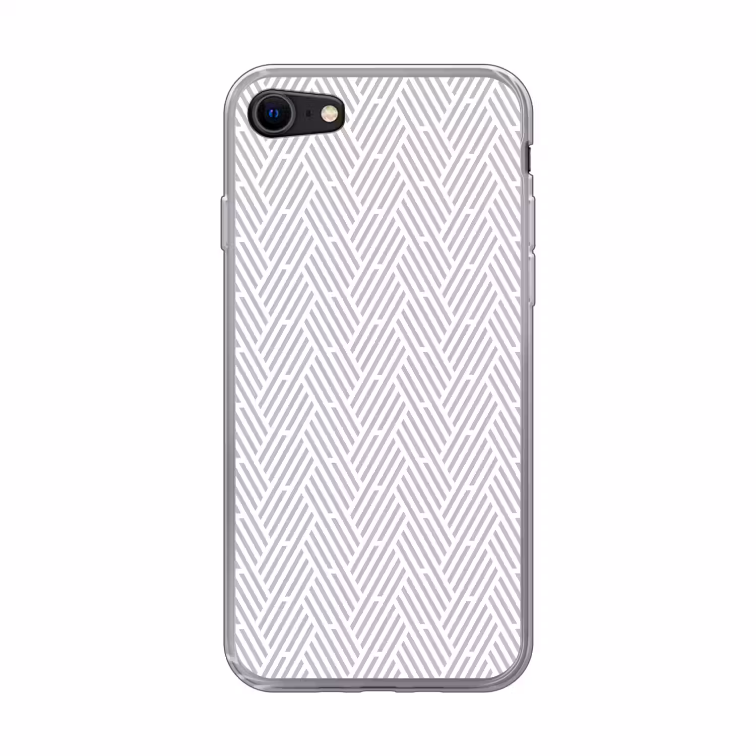 Grafisch - Patroon - Modern - Strepen Telefoonhoesje iPhone 7 klein 341 -3d