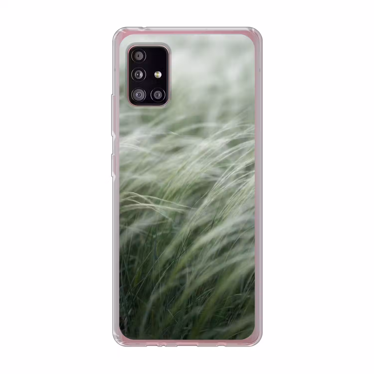 Gras - Wazig - Natuur - Groen - Zacht Telefoonhoesje Samsung Galaxy A51 5G klein -3d