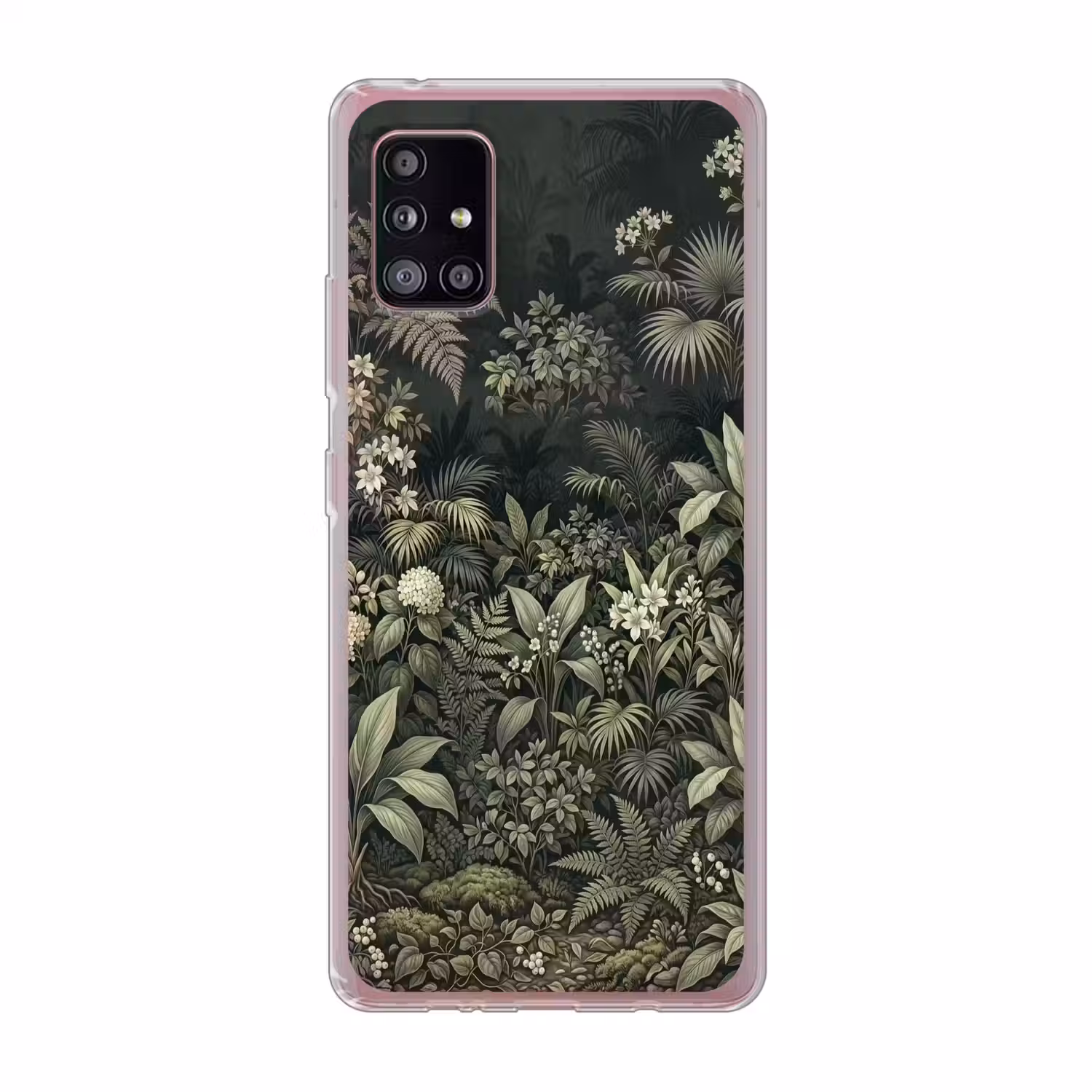 Jungle - Bladeren - Botanisch - Groen Telefoonhoesje Samsung Galaxy A51 5G klein -3d