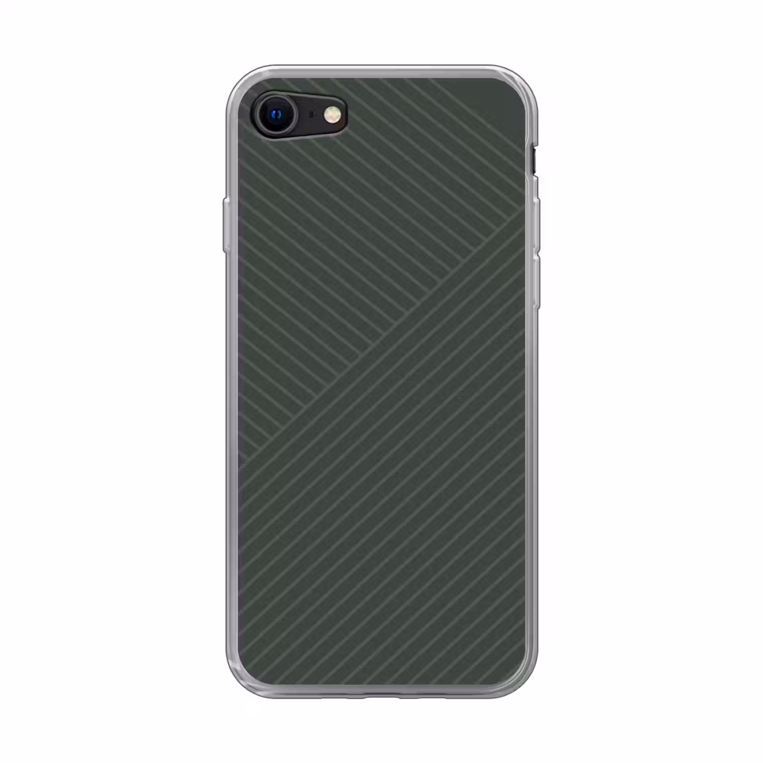Lijnen - Abstract - Groen - Minimalistisch Telefoonhoesje iPhone 7 klein -3d