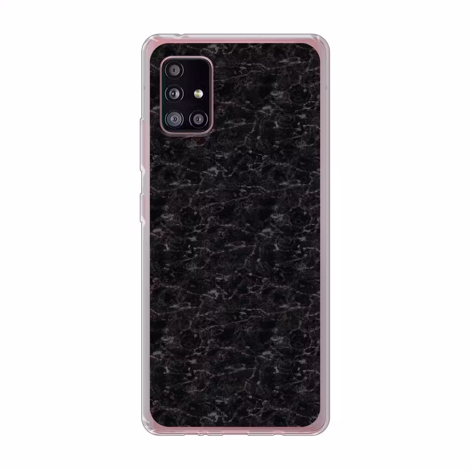Marmer - Aders - Zwart Telefoonhoesje Samsung Galaxy A51 5G klein 373 -3d