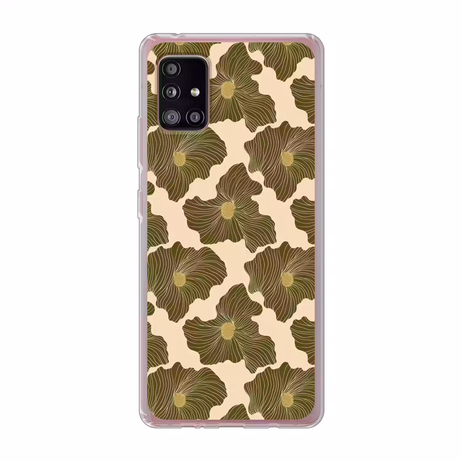Modern - Abstract - Groen Telefoonhoesje Samsung Galaxy A51 5G klein 373 -3d