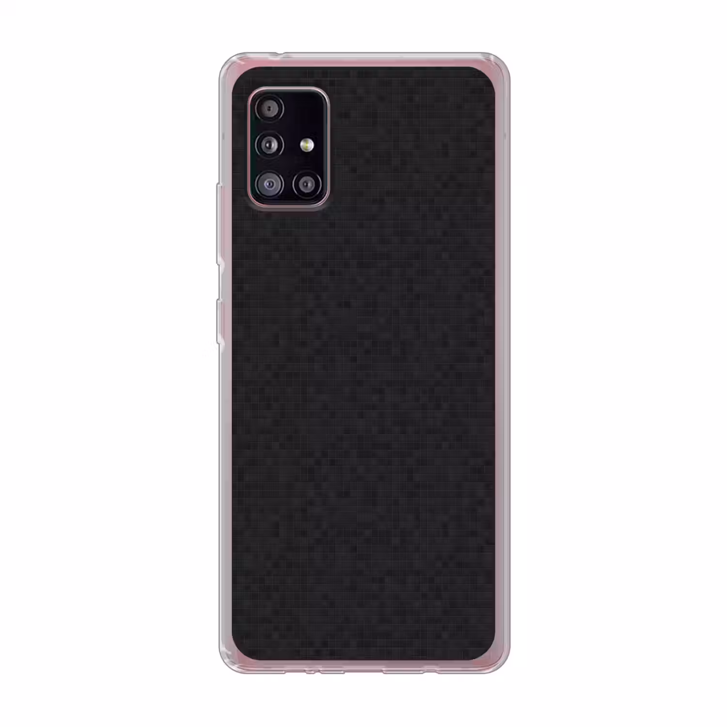 Mozaïek - Patroon - Antraciet - Zwart Telefoonhoesje Samsung Galaxy A51 5G klein 373 -3d