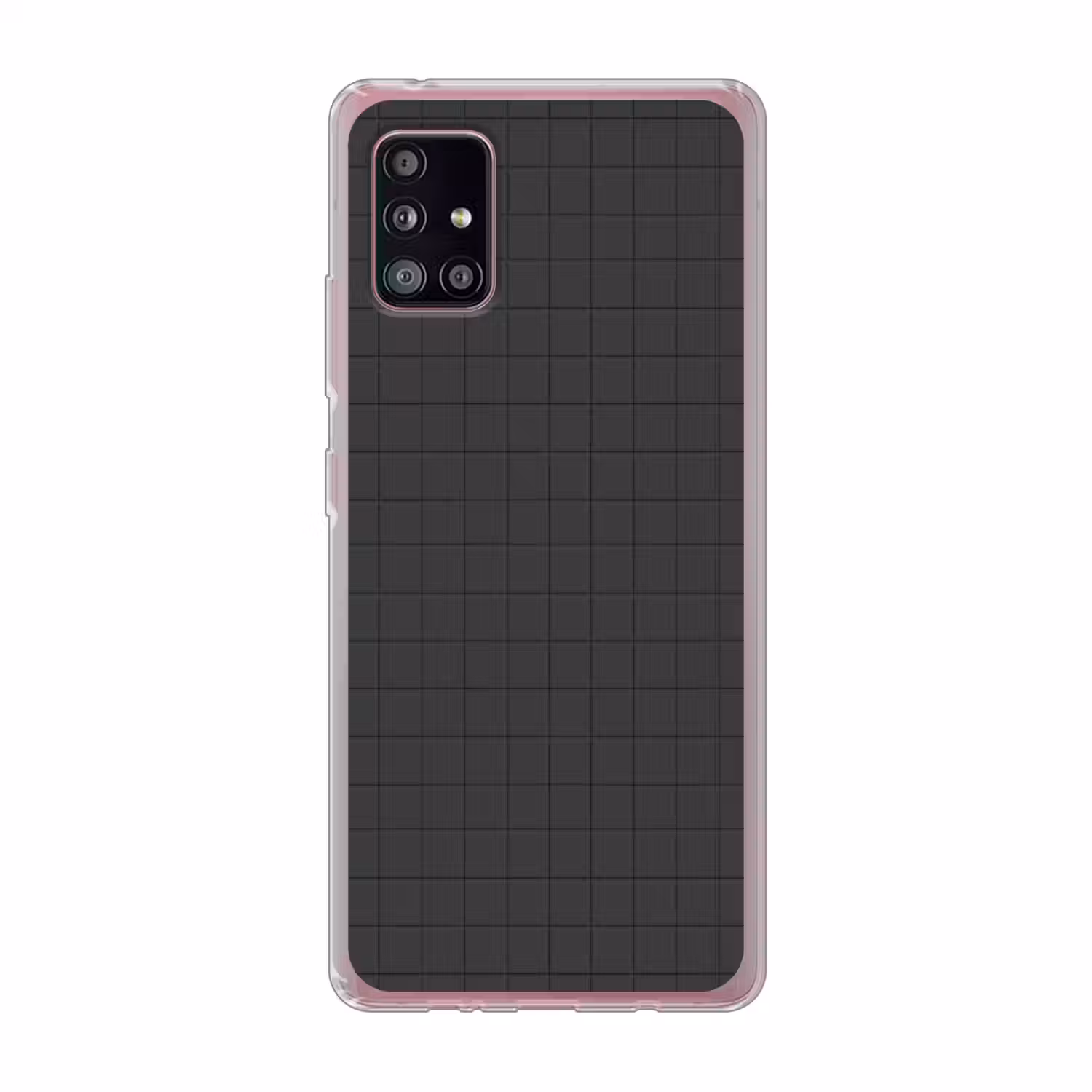 Patroon - Tegel - Antraciet Telefoonhoesje Samsung Galaxy A51 5G klein 373 -3d