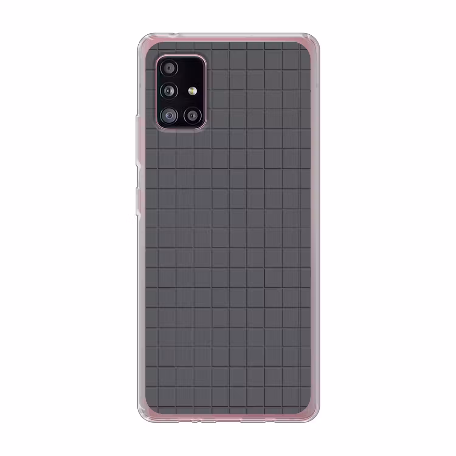 Patroon - Tegel - Grafiet - Grijs Telefoonhoesje Samsung Galaxy A51 5G klein 373 -3d