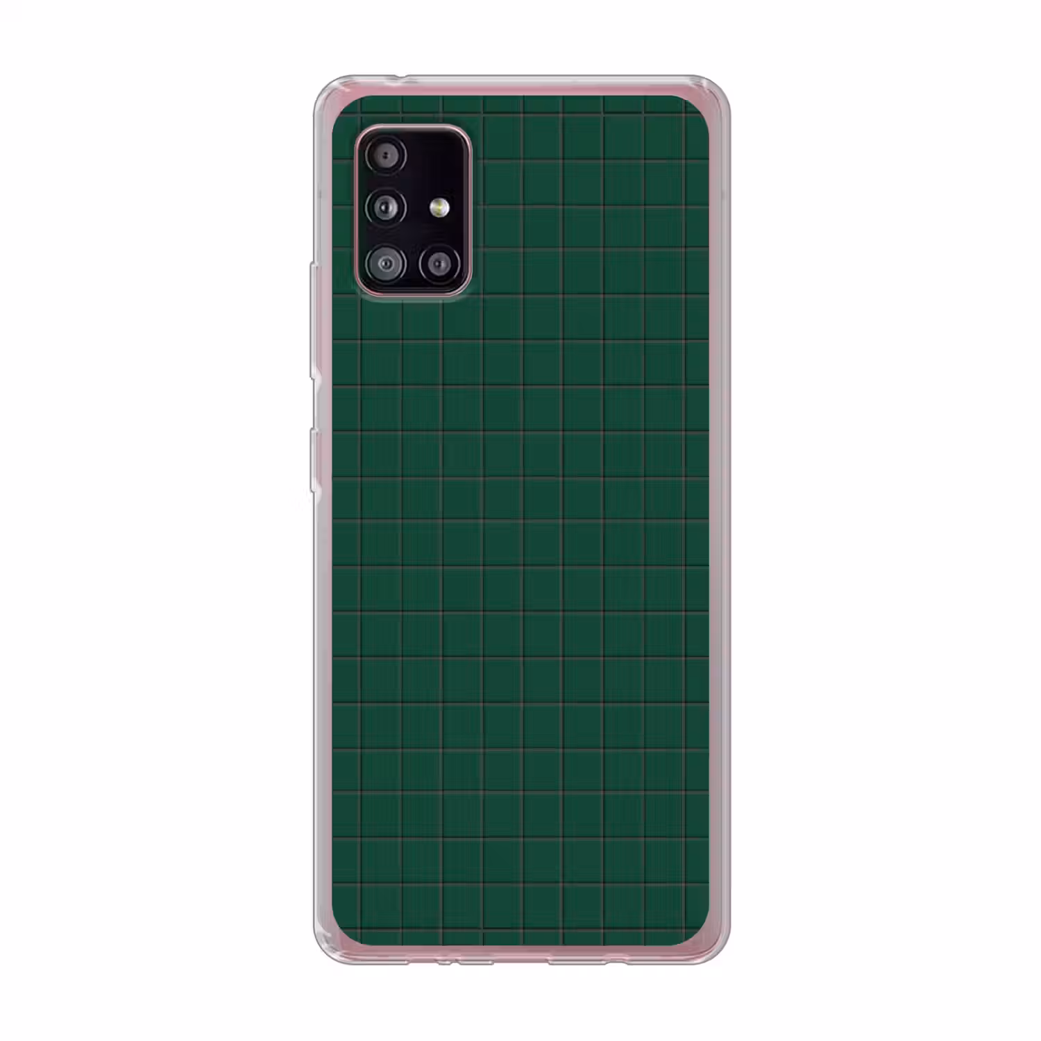 Patroon - Tegels - Dennen - Groen Telefoonhoesje Samsung Galaxy A51 5G klein 373 -3d