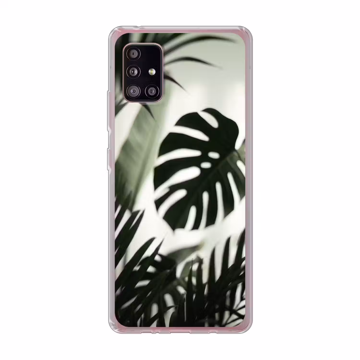 Planten - Bladeren - Natuur - Minimalistisch - Groen Telefoonhoesje Samsung Galaxy A51 5G klein -3d