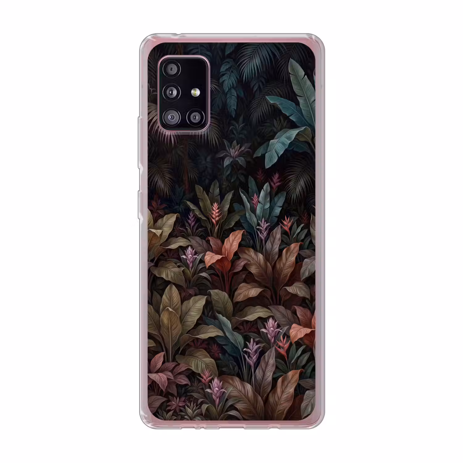 Planten - Tropisch - Jungle - Donker - Natuur Telefoonhoesje Samsung Galaxy A51 5G klein -3d