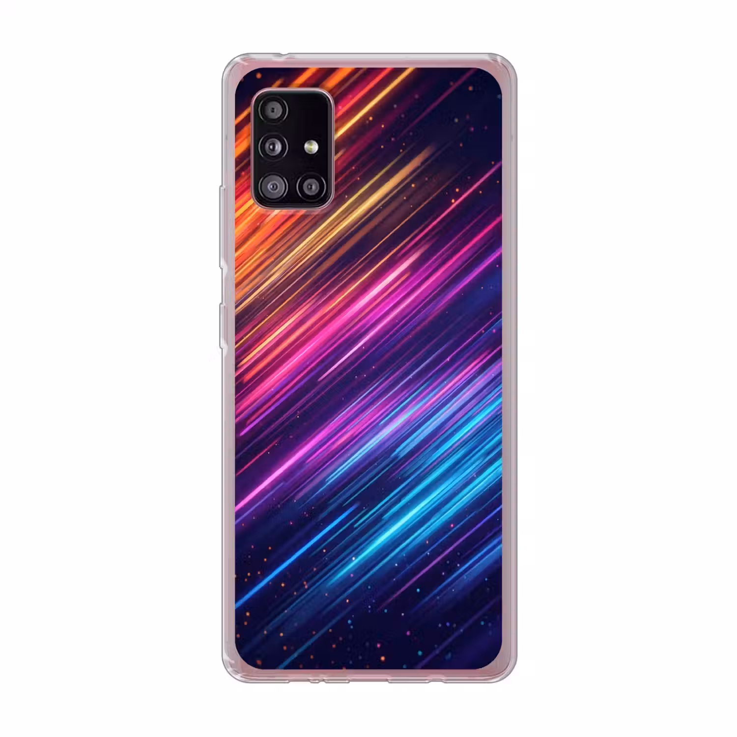 Snelheid - Kosmos - Kleurrijk Telefoonhoesje Samsung Galaxy A51 5G klein -3d