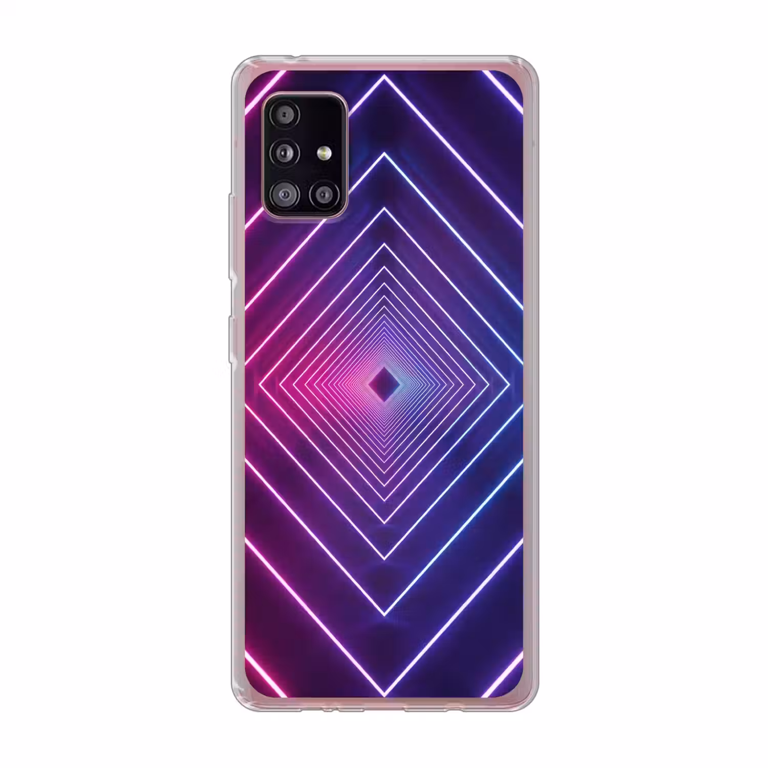 Driedimensionaal - Tunnel - Ruimte Telefoonhoesje Samsung Galaxy A51 5G klein -3d