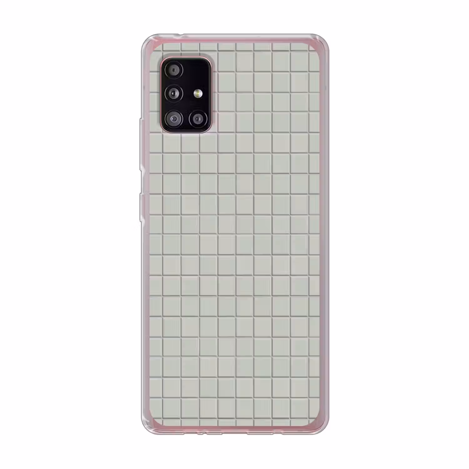 Tegel - Patroon - Lichtgroen Telefoonhoesje Samsung Galaxy A51 5G klein 373 -3d