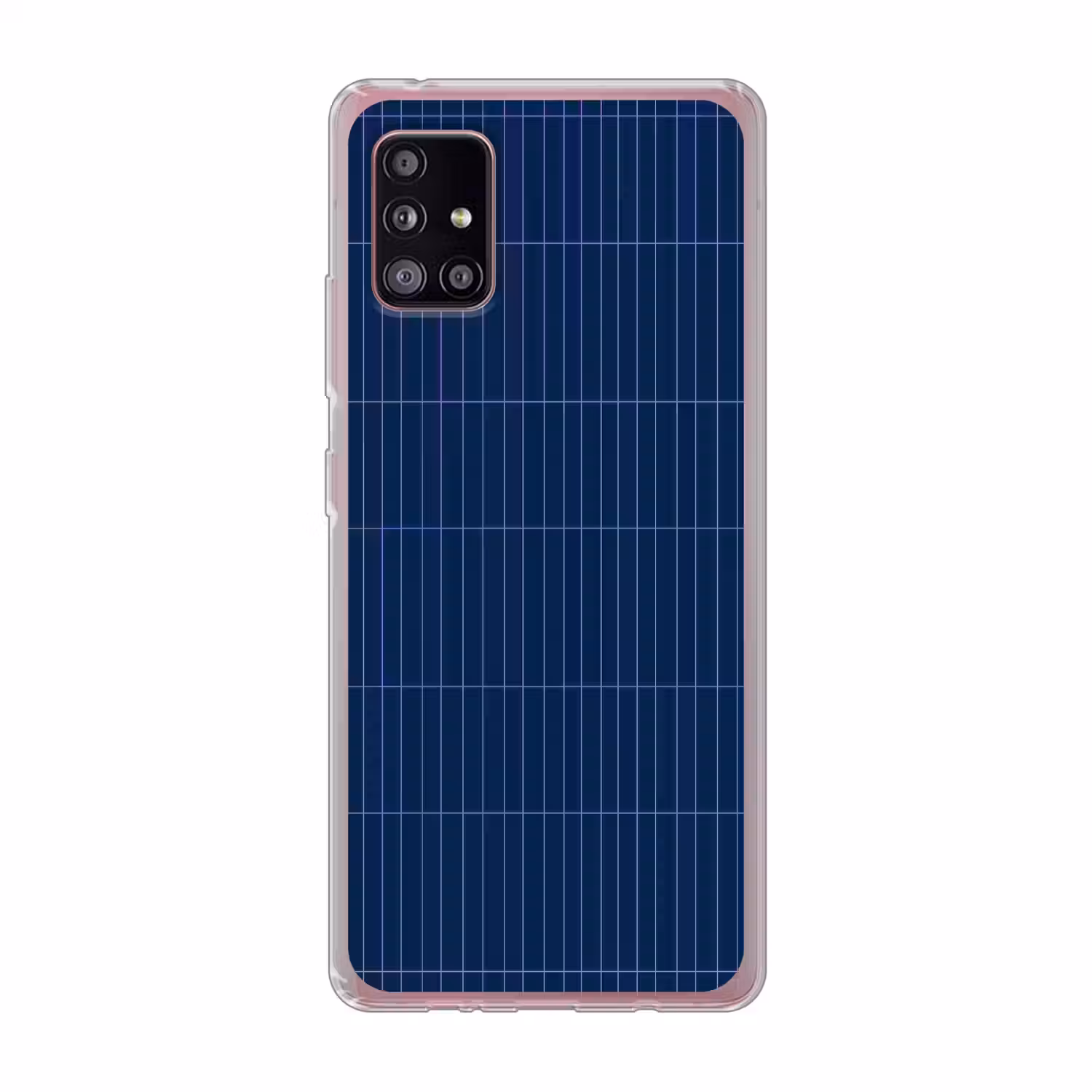 Tegels - Langwerpig - Blauw Telefoonhoesje Samsung Galaxy A51 5G klein 373 -3d