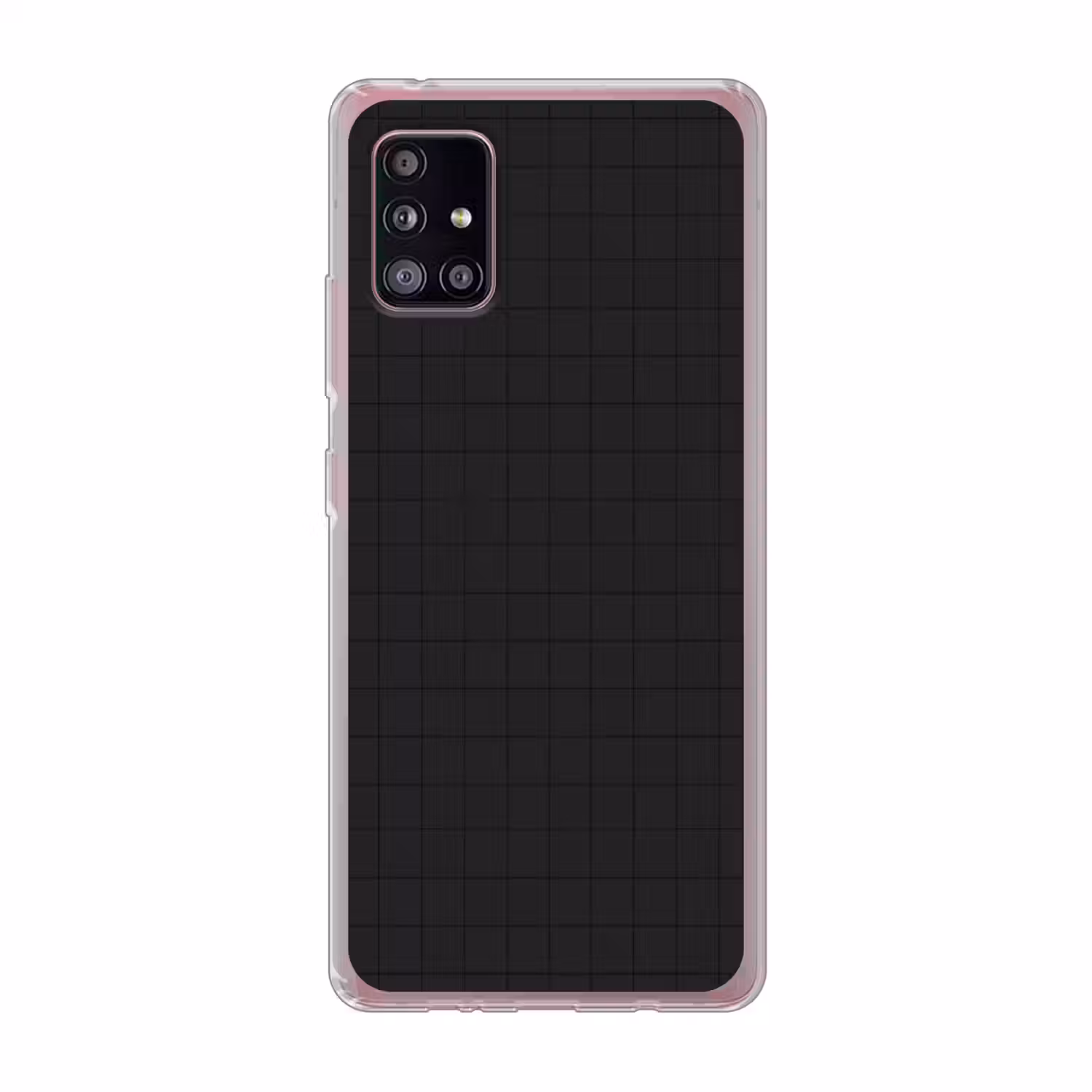 Tegels - Patroon - Mat - Zwart Telefoonhoesje Samsung Galaxy A51 5G klein 373 -3d