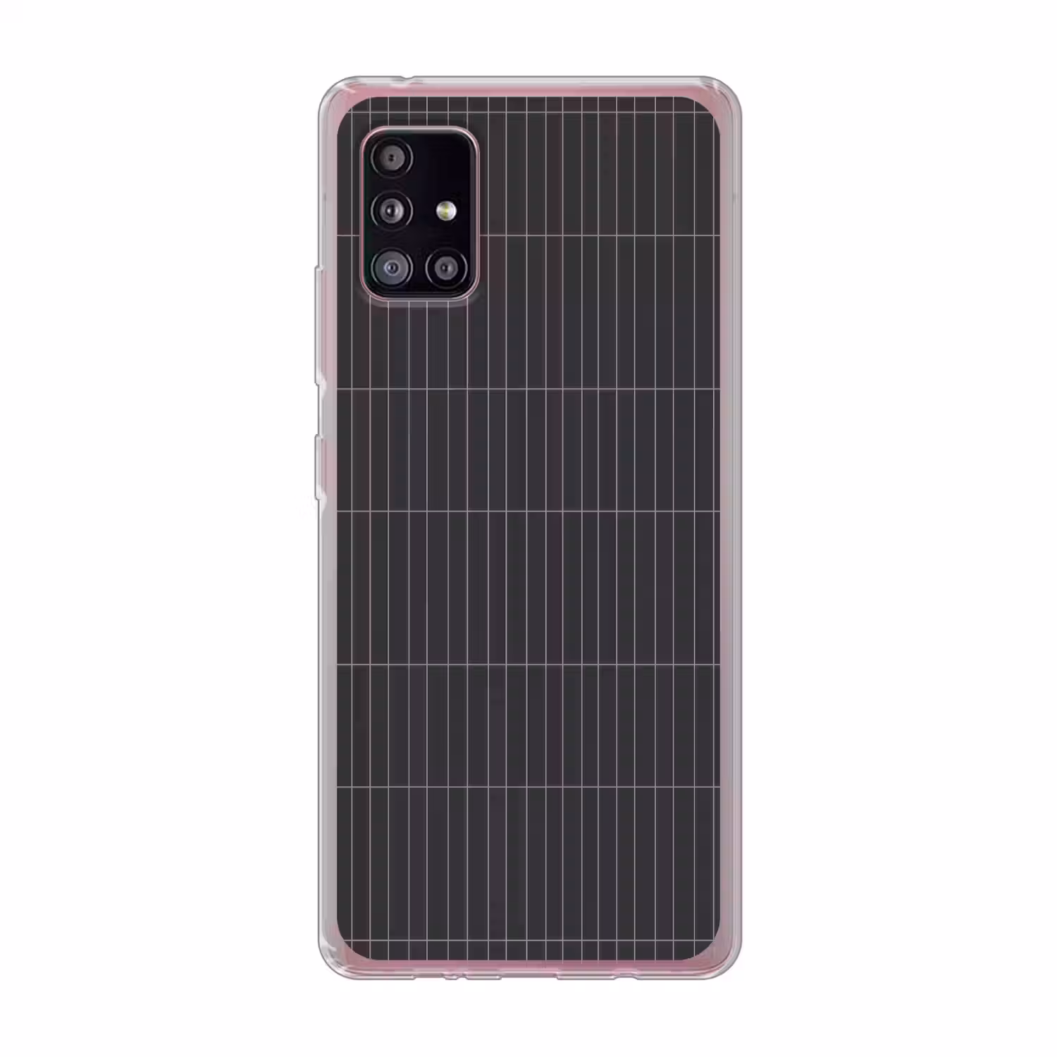 Verticaal - Wandtegel - Donkergrijs Telefoonhoesje Samsung Galaxy A51 5G klein 373 -3d