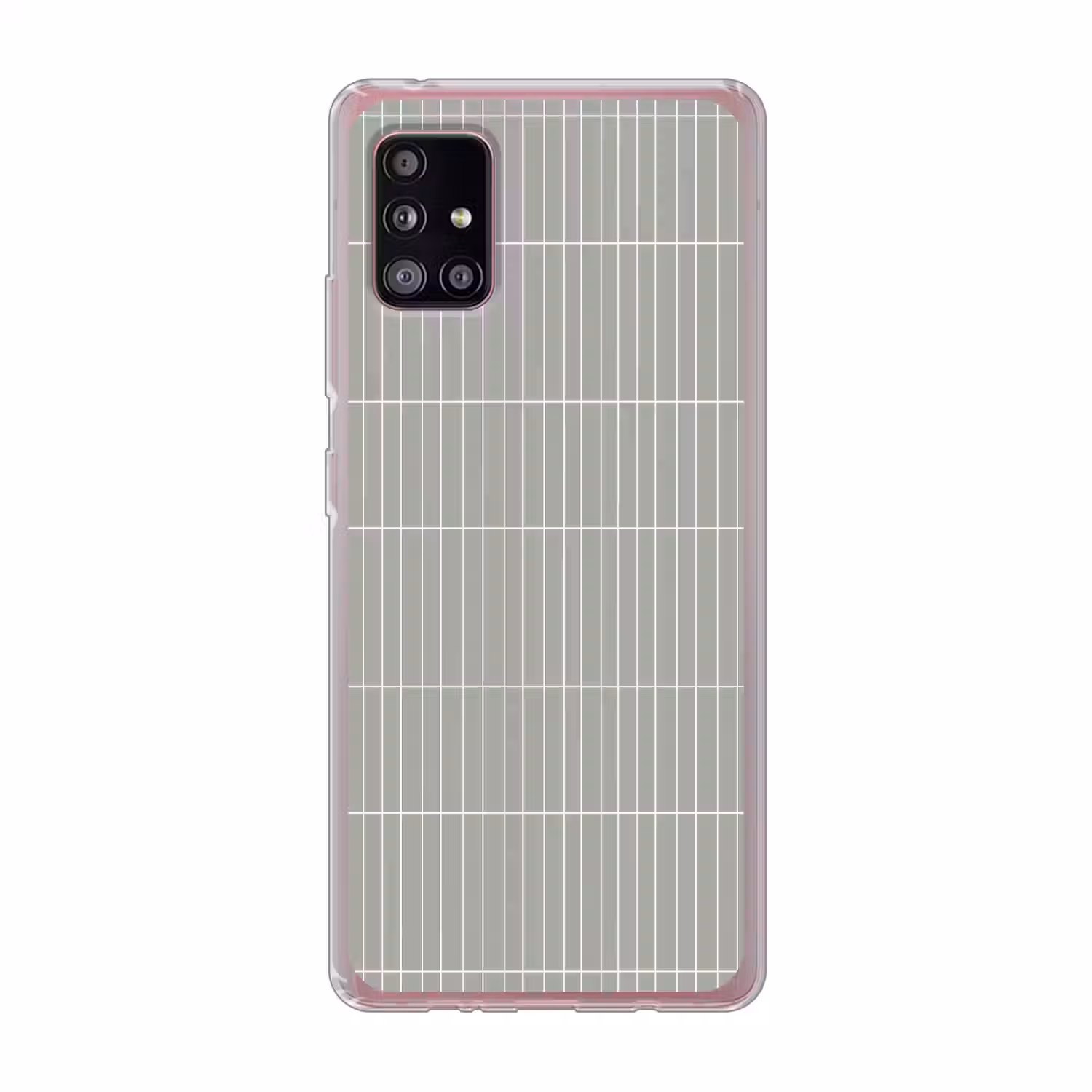 Wandtegel - Verticaal - Lichtgrijs Telefoonhoesje Samsung Galaxy A51 5G klein 373 -3d