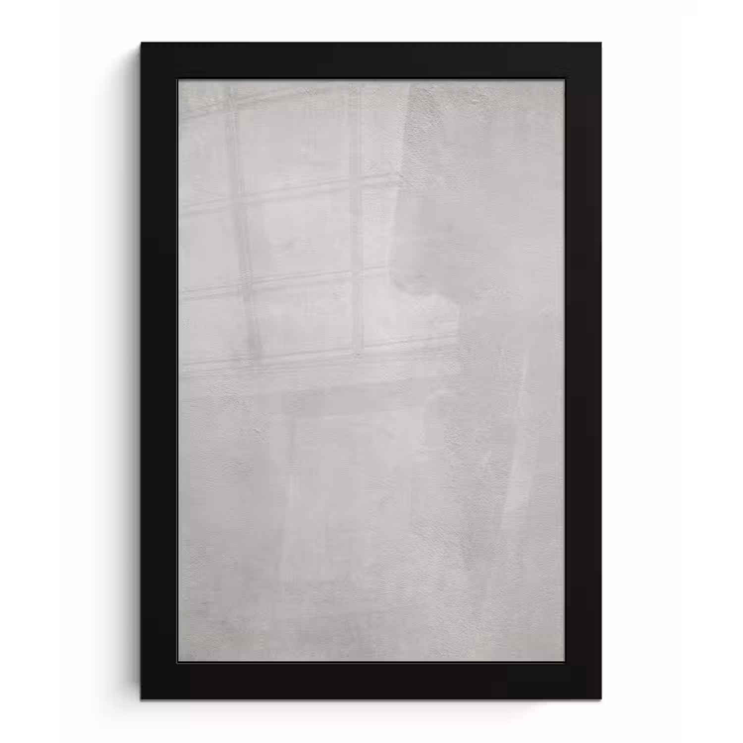 Beton - Grijs - Cement - Industrieel - Structuur fotolijst zwart zonder passe partout klein -3d