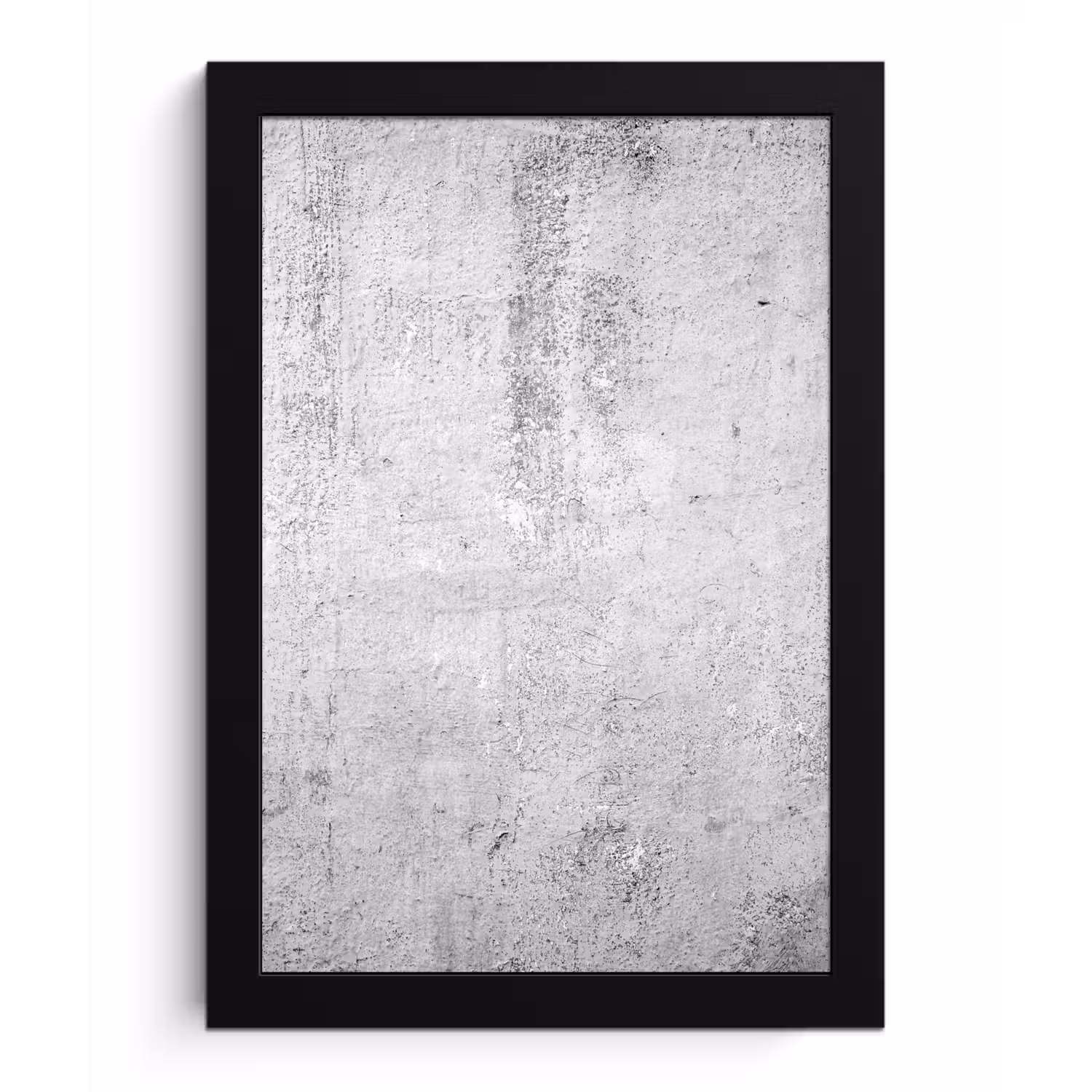 Beton - Grijs - Patroon - Vintage - Industrieel fotolijst zwart zonder passe partout klein -3d