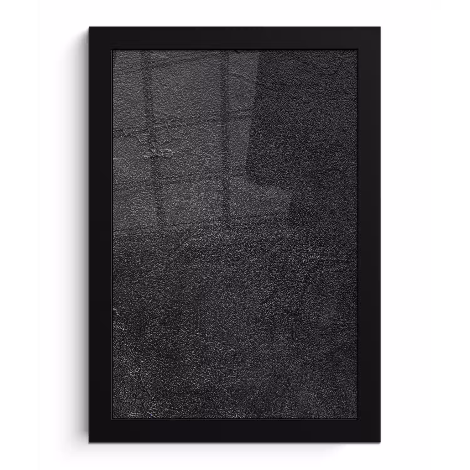 Industrieel - Beton - Grijs - Vintage - Rustiek fotolijst zwart zonder passe partout klein -3d