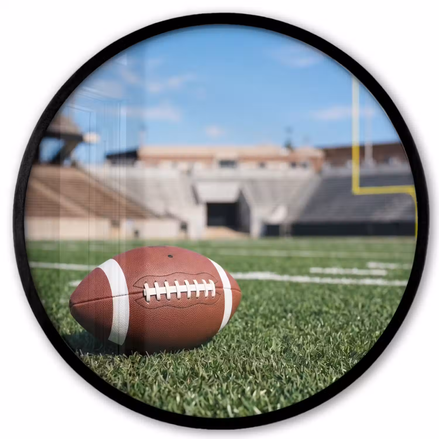 Football - Veld - Stadion - Sport Fotolijst rond zonder passe partout klein -3d