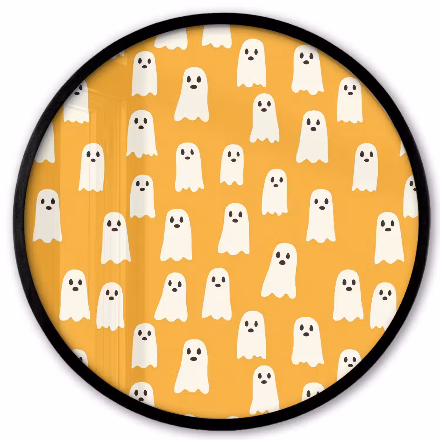 Halloween - Spookjes - Oker Fotolijst rond zonder passe partout klein 856 -3d