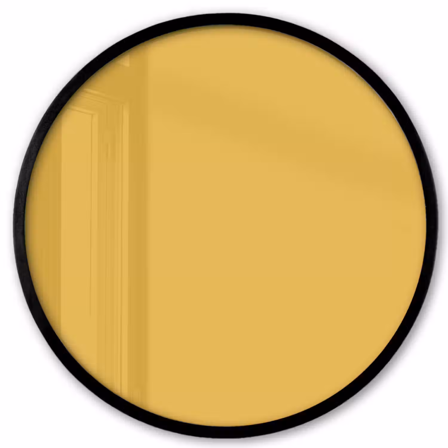 Joyful - Mustard - Geel Fotolijst rond zonder passe partout klein 856 -3d